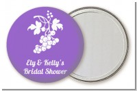 Grapes - Personalized Bridal Shower Pocket Mirror Favors