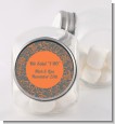Grey & Orange - Personalized Bridal Shower Candy Jar thumbnail