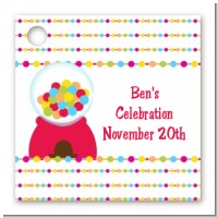 Gumball - Personalized Birthday Party Card Stock Favor Tags
