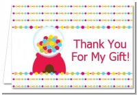 Gumball - Birthday Party Thank You Cards