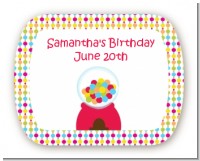 Gumball - Personalized Birthday Party Rounded Corner Stickers