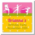 Gymnastics - Personalized Birthday Party Card Stock Favor Tags thumbnail