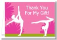Gymnastics - Birthday Party Thank You Cards thumbnail