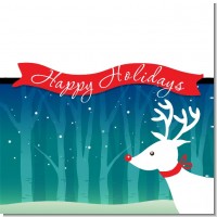 Happy Holidays Reindeer Christmas Theme
