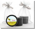 Happy Bee Day - Birthday Party Black Candle Tin Favors thumbnail