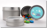 Happy Holidays on a String - Custom Christmas Favor Tins