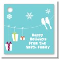 Happy Holidays on a String - Personalized Christmas Card Stock Favor Tags thumbnail