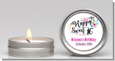 Happy Sweet 16 - Birthday Party Candle Favors