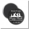 Happy Trails - Personalized Bridal Shower Magnet Favors thumbnail