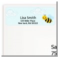 Happy Bee Day - Birthday Party Return Address Labels thumbnail