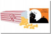 Haunted House - Personalized Popcorn Wrapper Halloween Favors