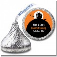 Haunted House - Hershey Kiss Halloween Sticker Labels thumbnail