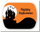 Haunted House - Personalized Halloween Rounded Corner Stickers