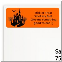 Haunted House - Halloween Return Address Labels