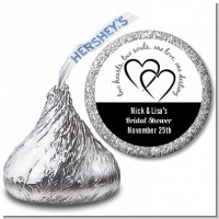 Hearts & Soul - Hershey Kiss Bridal Shower Sticker Labels