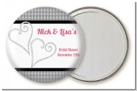 Hearts - Personalized Bridal Shower Pocket Mirror Favors