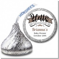 Hello Handsome - Hershey Kiss Baby Shower Sticker Labels