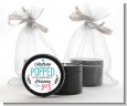 He Popped The Question - Bridal Shower Black Candle Tin Favors thumbnail
