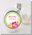 Hibiscus - Personalized Bridal Shower Candy Jar thumbnail