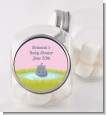 Hippopotamus Girl - Personalized Baby Shower Candy Jar thumbnail