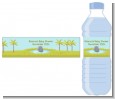 Hippopotamus Boy - Personalized Baby Shower Water Bottle Labels thumbnail
