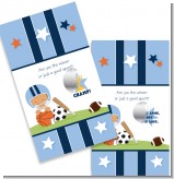 Sports Baby Hispanic - Baby Shower Scratch Off Game Tickets