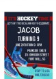 Hockey - Birthday Party Petite Invitations thumbnail