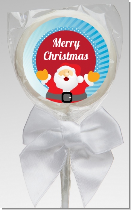 Ho Ho Ho Santa Claus - Personalized Christmas Lollipop Favors