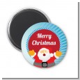 Ho Ho Ho Santa Claus - Personalized Christmas Magnet Favors thumbnail