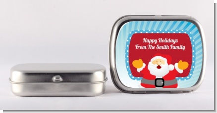 Ho Ho Ho Santa Claus - Personalized Christmas Mint Tins