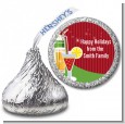 Holiday Cocktails - Hershey Kiss Christmas Sticker Labels thumbnail