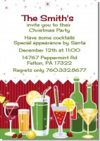 Holiday Cocktails - Christmas Invitations