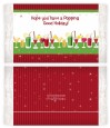 Holiday Cocktails - Personalized Popcorn Wrapper Christmas Favors thumbnail
