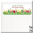 Holiday Cocktails - Christmas Return Address Labels thumbnail