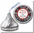 Holly Berries - Hershey Kiss Christmas Sticker Labels thumbnail