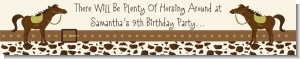 Horse - Personalized Birthday Party Banners