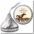 Horse - Hershey Kiss Birthday Party Sticker Labels thumbnail