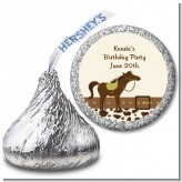 Horse - Hershey Kiss Birthday Party Sticker Labels