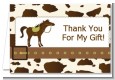 Horse - Birthday Party Thank You Cards thumbnail