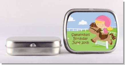 Horseback Riding - Personalized Birthday Party Mint Tins