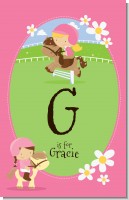 Horseback Riding - Personalized Birthday Party Wall Art