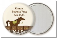 Horse - Personalized Birthday Party Pocket Mirror Favors