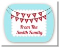 Hot Air Balloons - Personalized Christmas Rounded Corner Stickers thumbnail