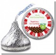 Hot Cocoa Party - Hershey Kiss Christmas Sticker Labels thumbnail