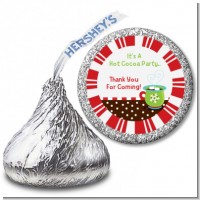 Hot Cocoa Party - Hershey Kiss Christmas Sticker Labels
