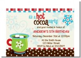 Hot Cocoa Party - Christmas Petite Invitations