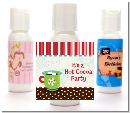 Hot Cocoa Party - Personalized Christmas Lotion Favors
