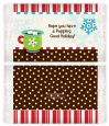 Hot Cocoa Party - Personalized Popcorn Wrapper Christmas Favors thumbnail