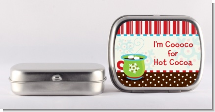 Hot Cocoa Party - Personalized Christmas Mint Tins
