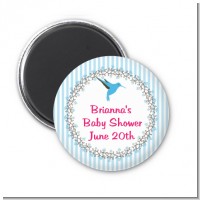 Hummingbird - Personalized Baby Shower Magnet Favors